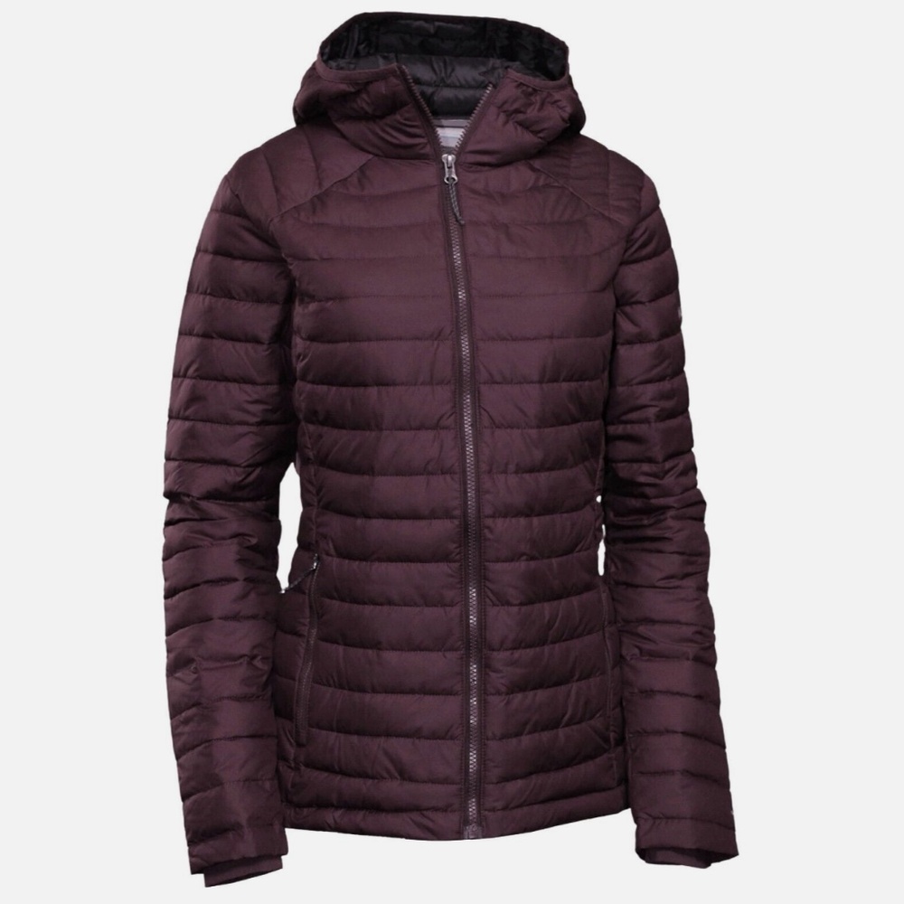 Columbia White Out II Omni-Heat Hooded Jacket Women's Medium Marionberry/Maroon